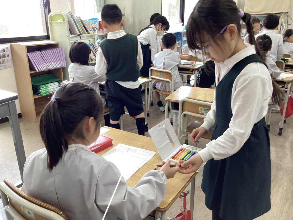 学校たんけんに行ったよ！