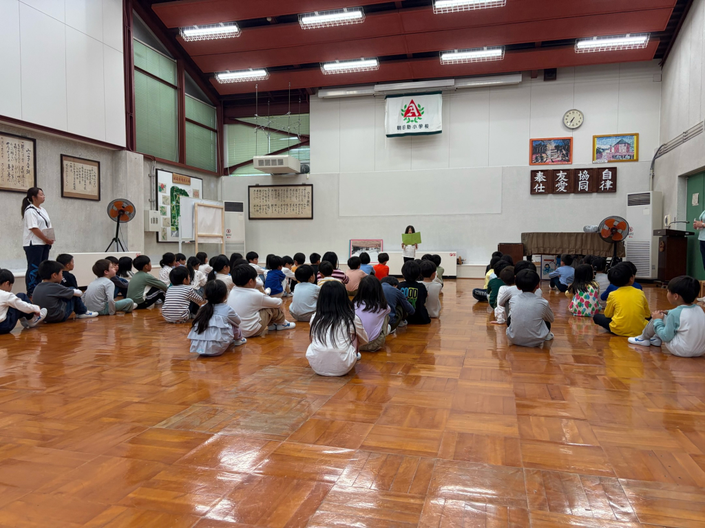 朝のつどい－児童代表挨拶
