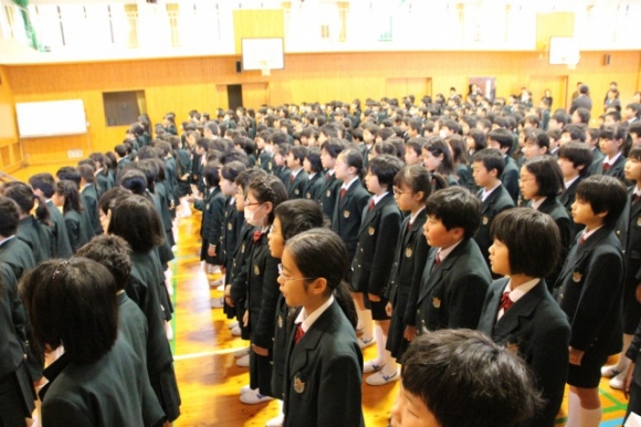 修了式・退任式
