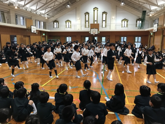 1年生を迎える会がありました