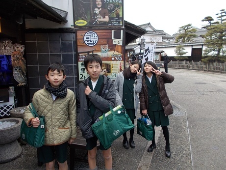 大原美術館と倉敷美観地区を見学しました