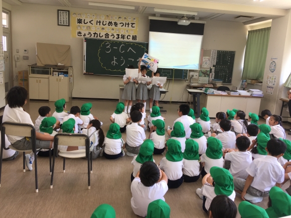 幼稚園との交流会