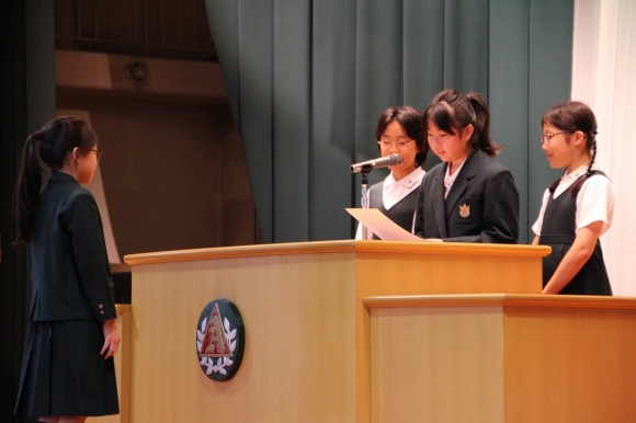 沢山本を借りた人への表彰。