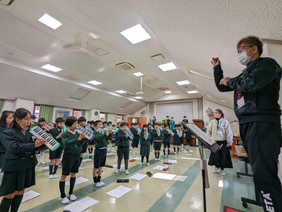 音楽発表会の練習