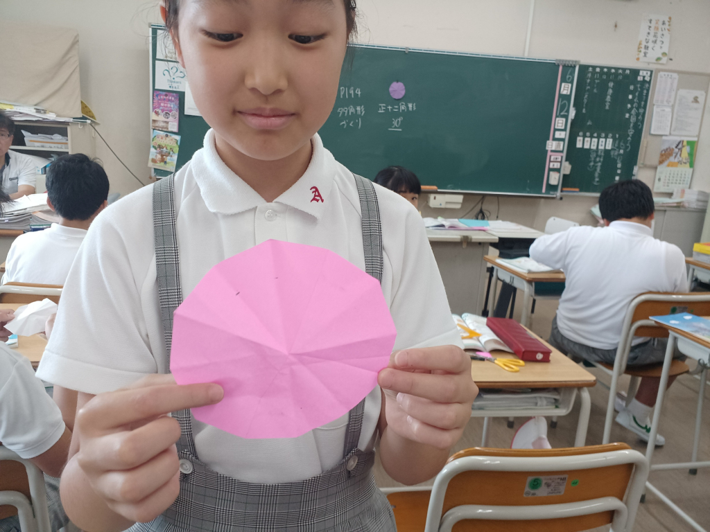 算数「円と正多角形」