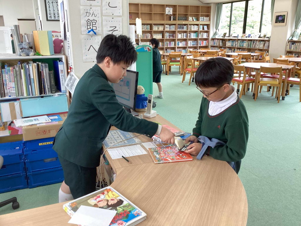 休み時間の様子