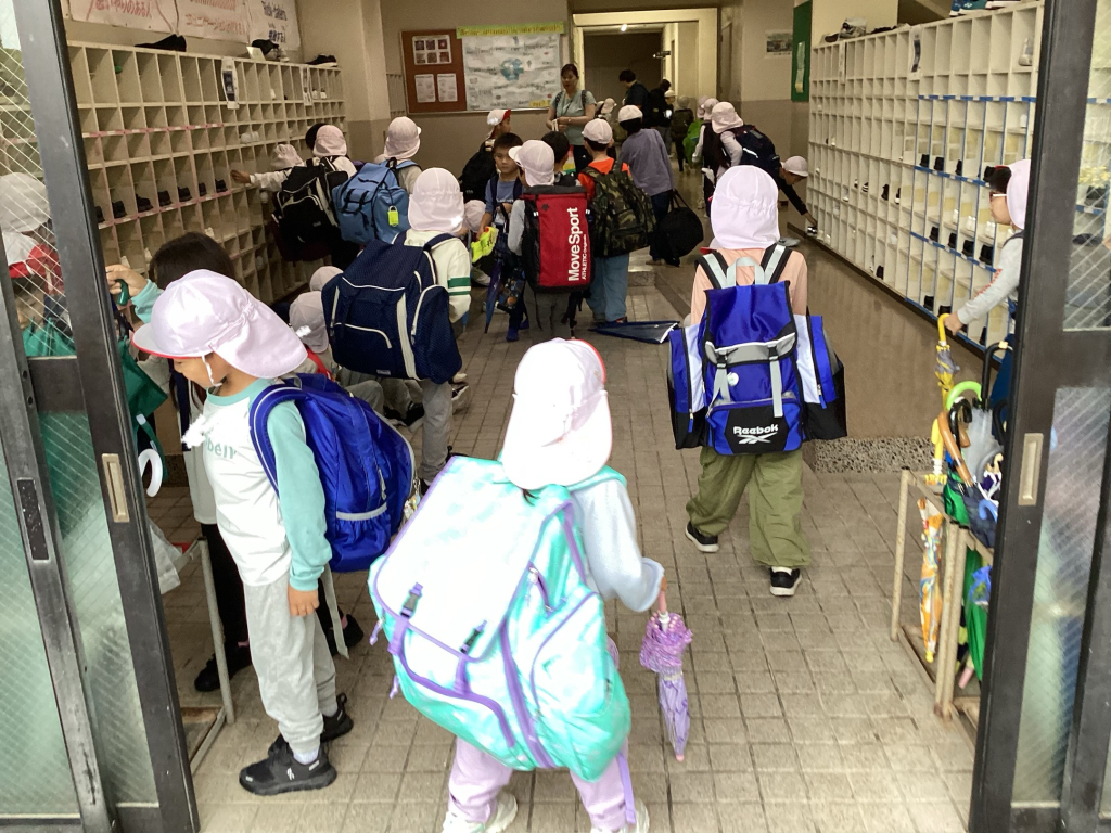 学校に帰ってきた！！