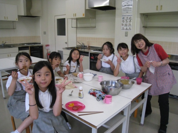 にこにこ学童　わらび餅作り