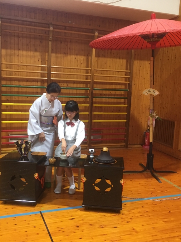 お茶席も体験出来ました