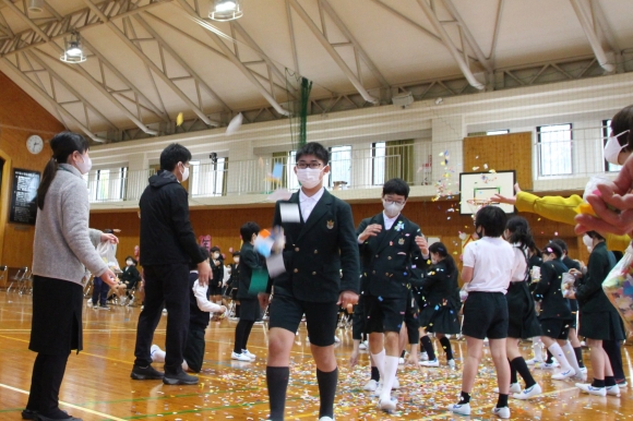 ６年生を送る会