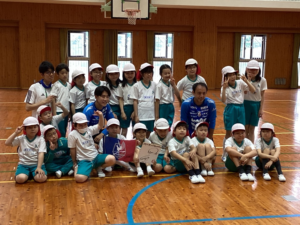 ファジアーノの選手との交流会、
