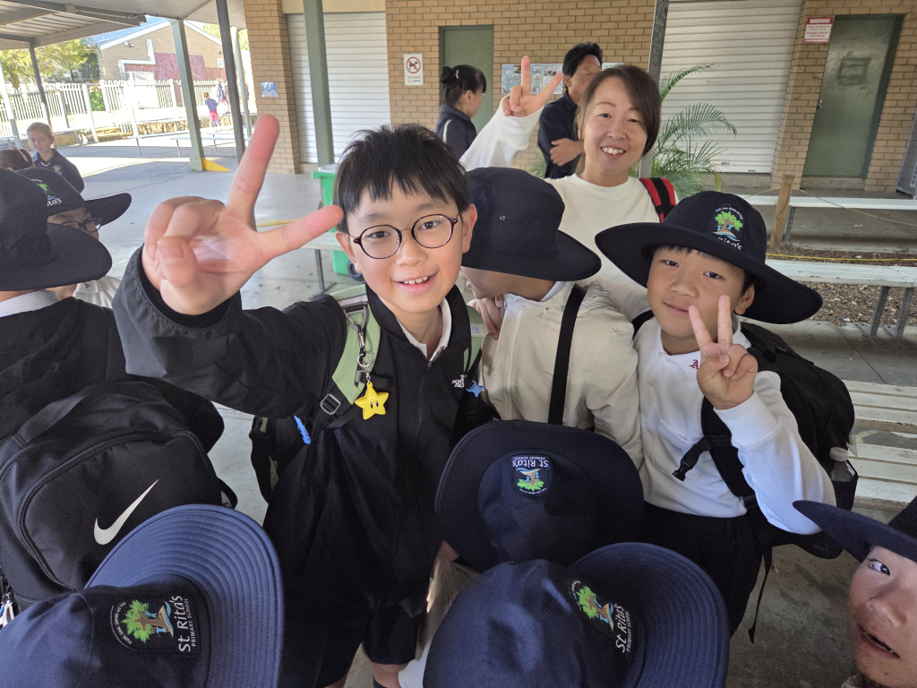 元気に登校