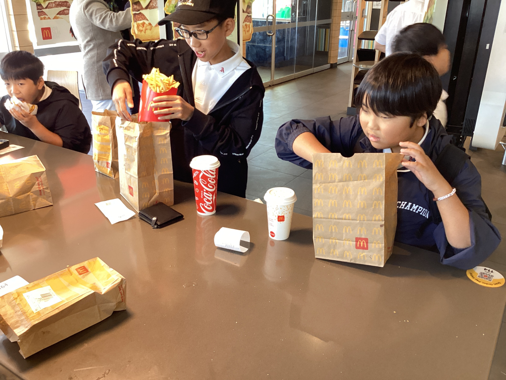マックでお昼ご飯