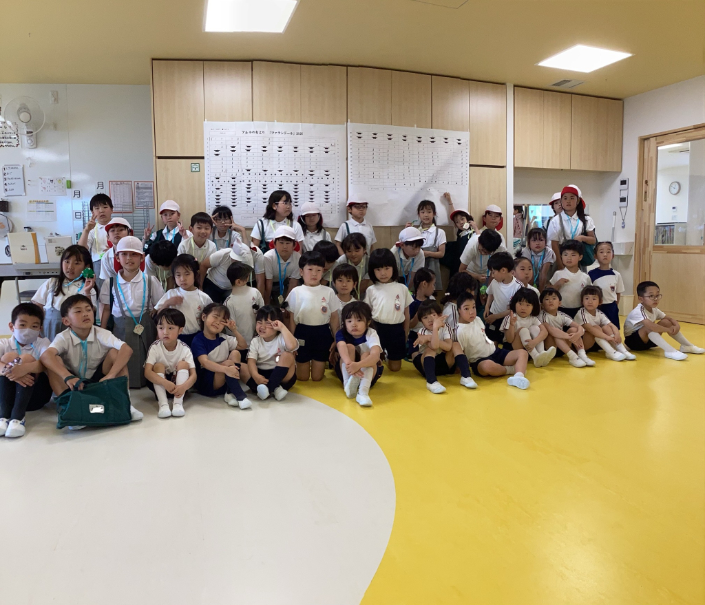 ひかり組×3年B組 集合写真