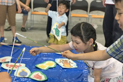 朝日塾小学校の先生とあそぼう in コンベックス岡山