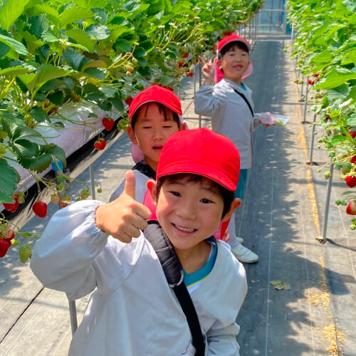 笑顔の生徒たち